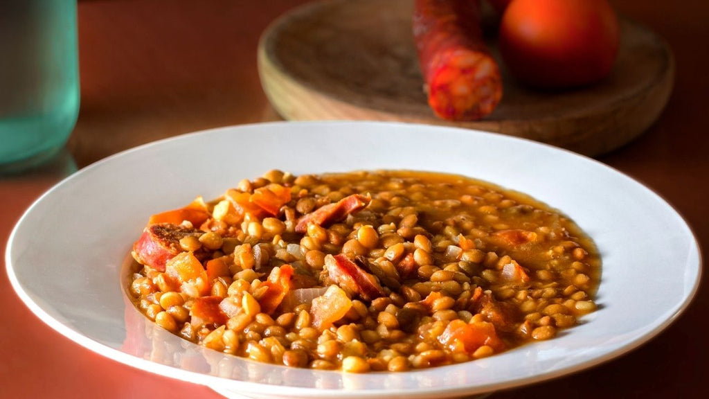 Receta de Lentejas con Chorizo